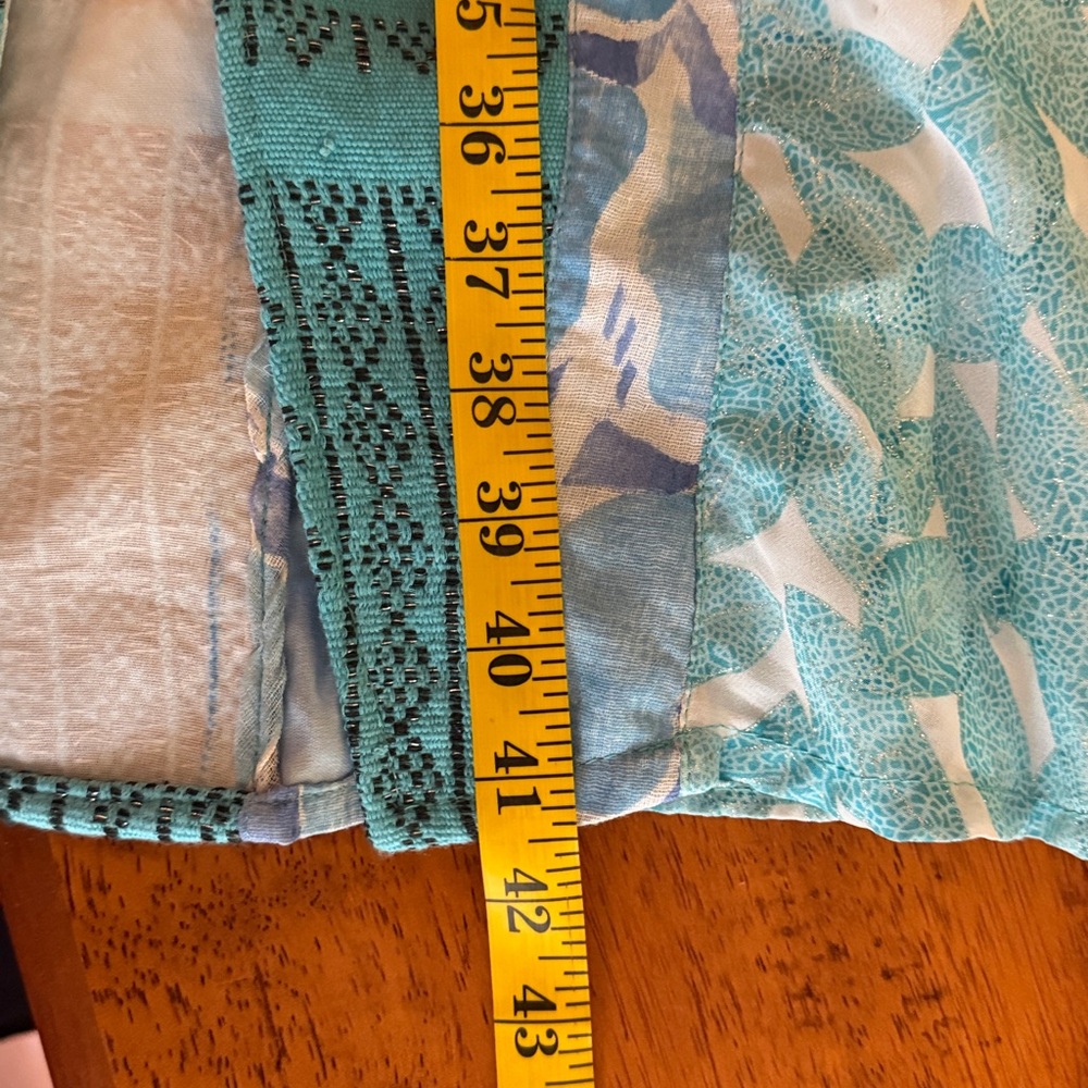 The Jacket Lady Lightweight Blue Patterned Kimono… - image 8